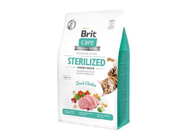 Brit Care Cat Sterilized Urinary Health, беззерновий, профілактика сечокам'яної д / стерідізованних