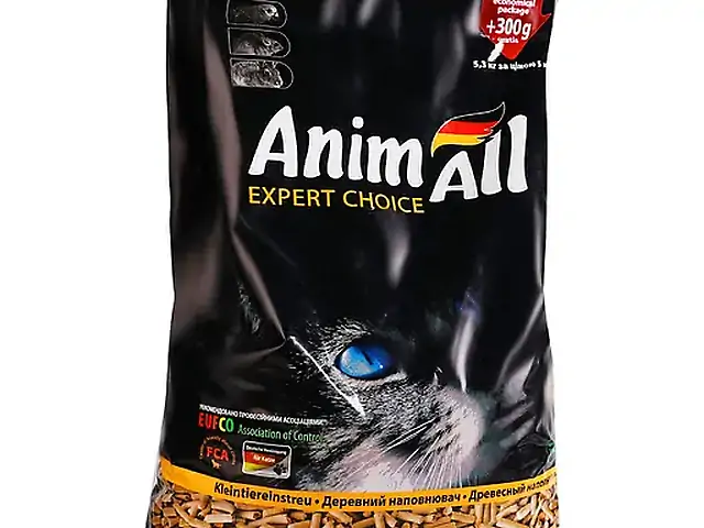 Наповнювач АнімАлл деревний 5,3 кг
