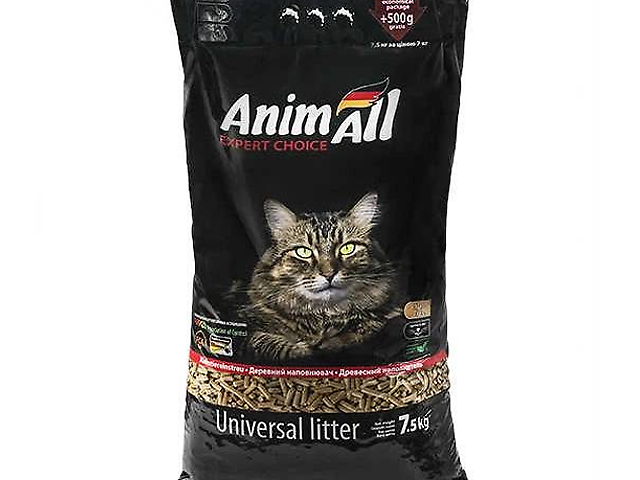 Наповнювач АнімАлл деревний 7,5 кг