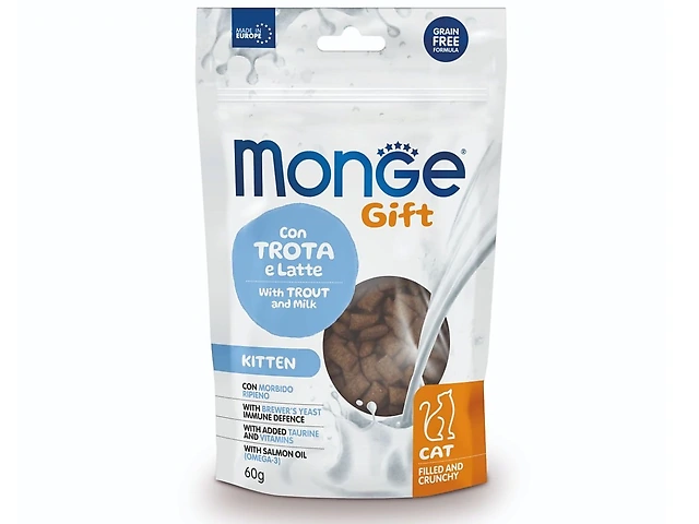 MONGEGIFTC FILL KITTEN форель і молоко ласощi для котів