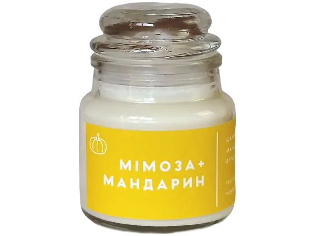 "Мімоза + мандарин" соєва свічка
