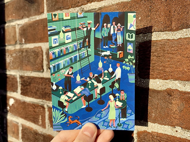 Листівка "Бібліотека"