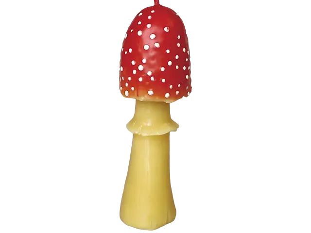 "Мухомор" свічка з бджолиного воску