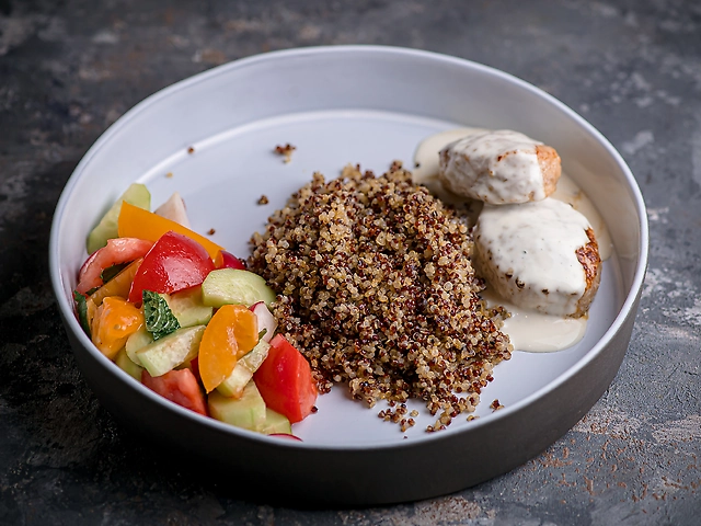 Котлети з індички та кіноа: 