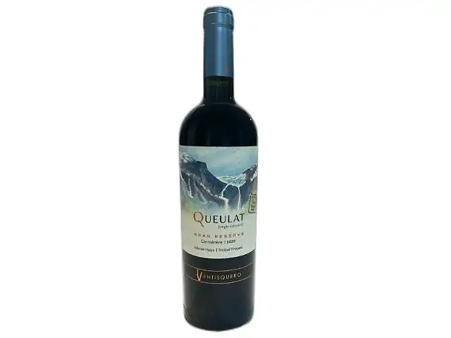 Ventisquero Valle del Maipo DO 2020 Carmenere Quelat Gran Reserva