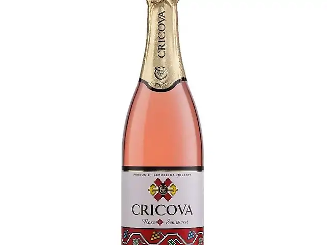 Вино ігристе Cricova Carpet рожеве н/солод 12.5% 0,75 л