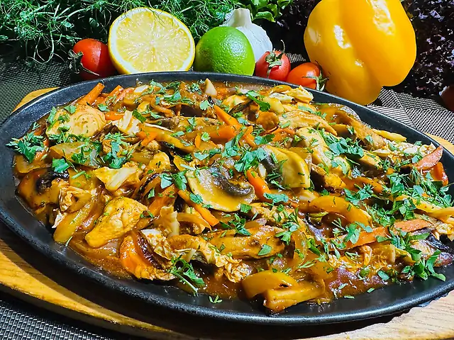 Острая курочка по восточному