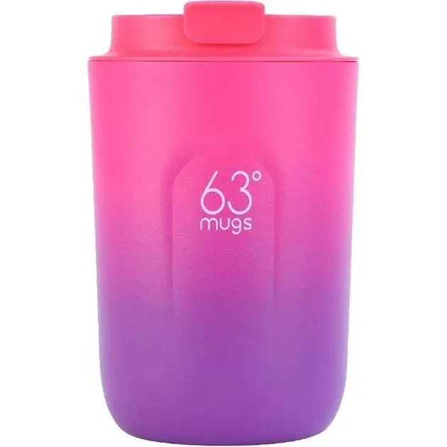 63mugs Термочашка для кави 380 мл малиново-ожинова
