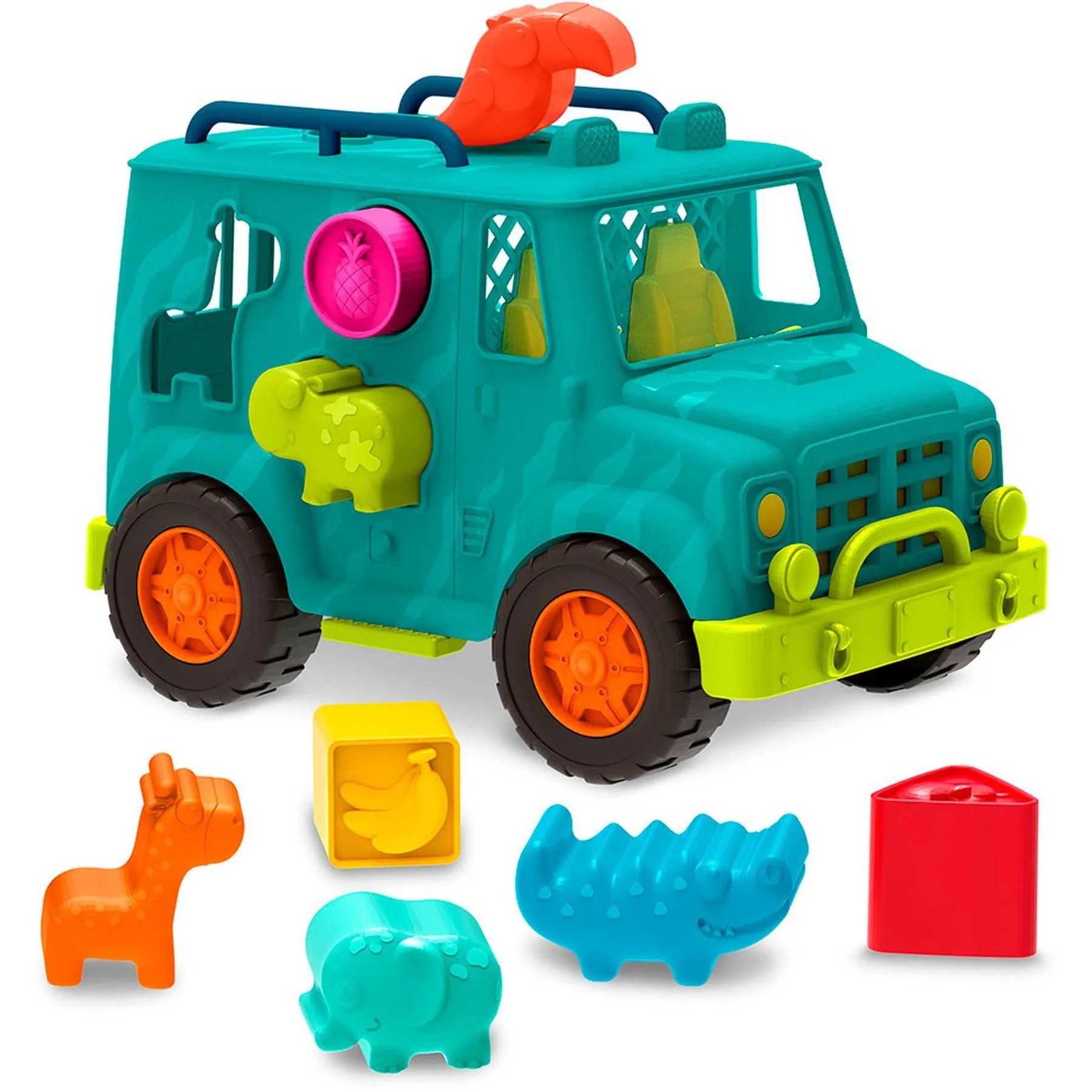 Ігровий набір-сортер - Вантажівка сафарі (колір море)