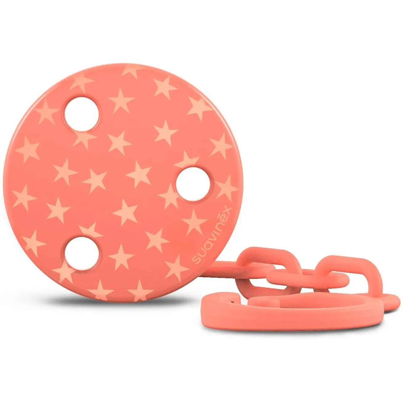 Кліпса для пустушки, &quot;Basics&quot;, рожева