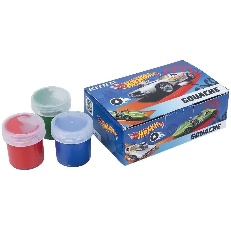 Гуаш, 6 кол., 20мл HW