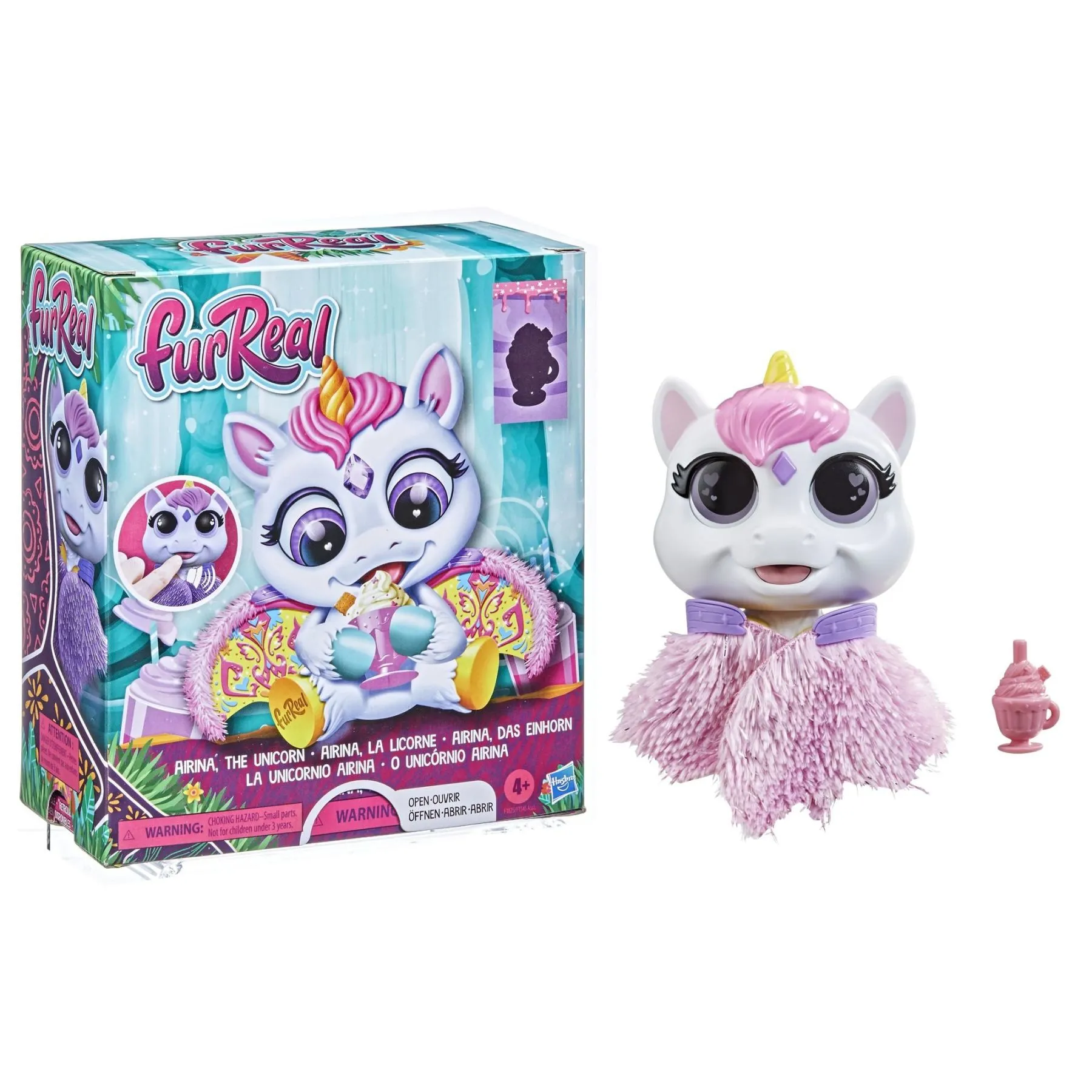 Іграшка м'яка, інтерактивна "Фантазійне годування" серії "FRF" - Airina The Unicorn