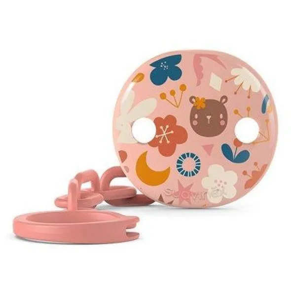 Кліпса для пустушки &quot;Лісові історії&quot;, рожева