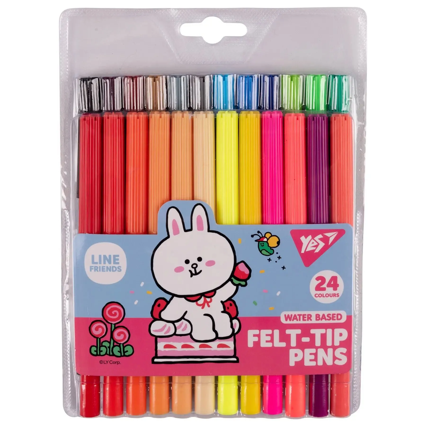 Фломастери Yes 24 кольори &quot;Line Friends&quot;