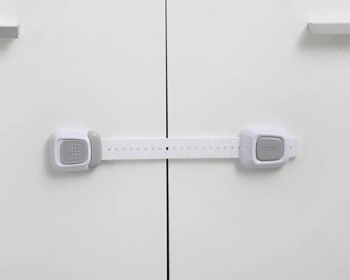 Набір універсальних замків &quot;Babyhood&quot; 24,2 см, сірий, 3 шт