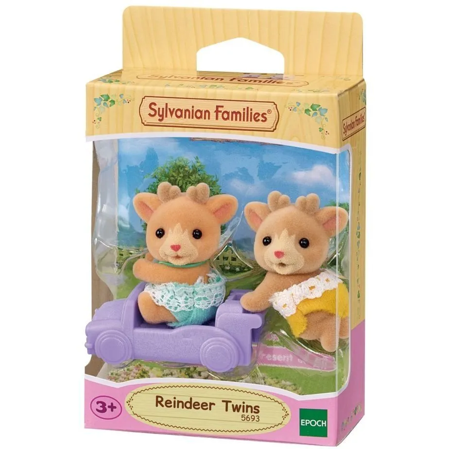 Ігровий Набір Sylvanian Families Північні оленята-двійнята на машинці (5693)