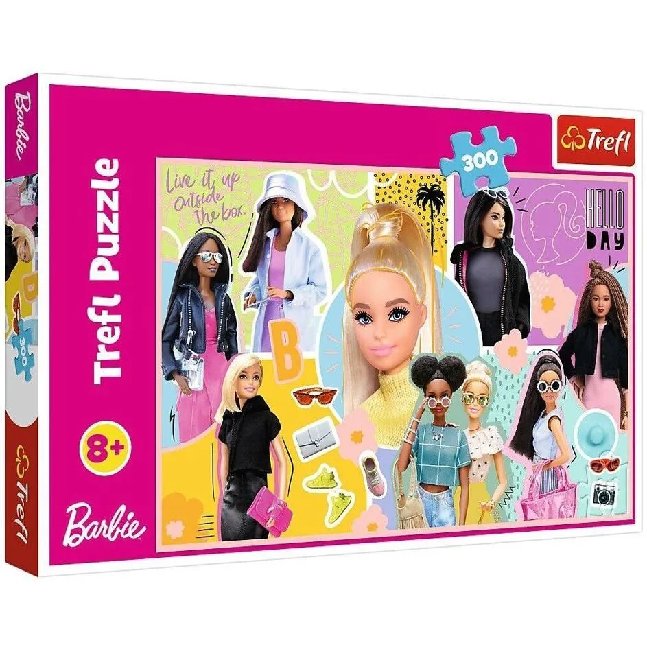 Пазли - (300 елм.) - "Твоя улюблена Барбі" / Trefl