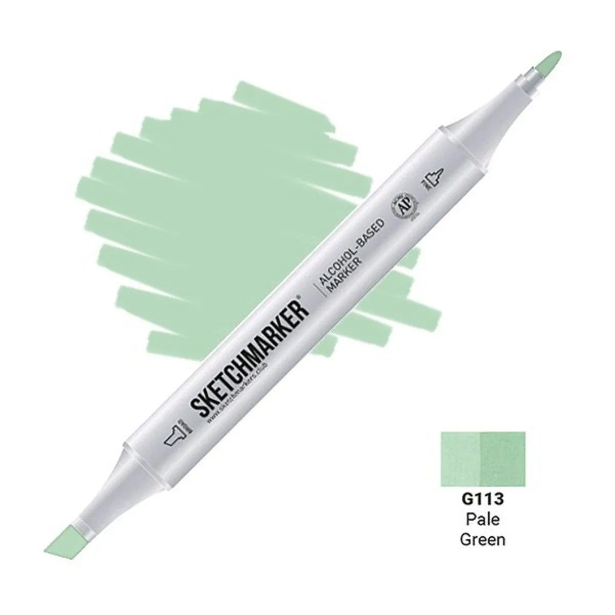Маркер #bfdcc2, Цвет маркера: Pale Green (Бледно зеленый), SM-G113, SKETCHMARKER), SM