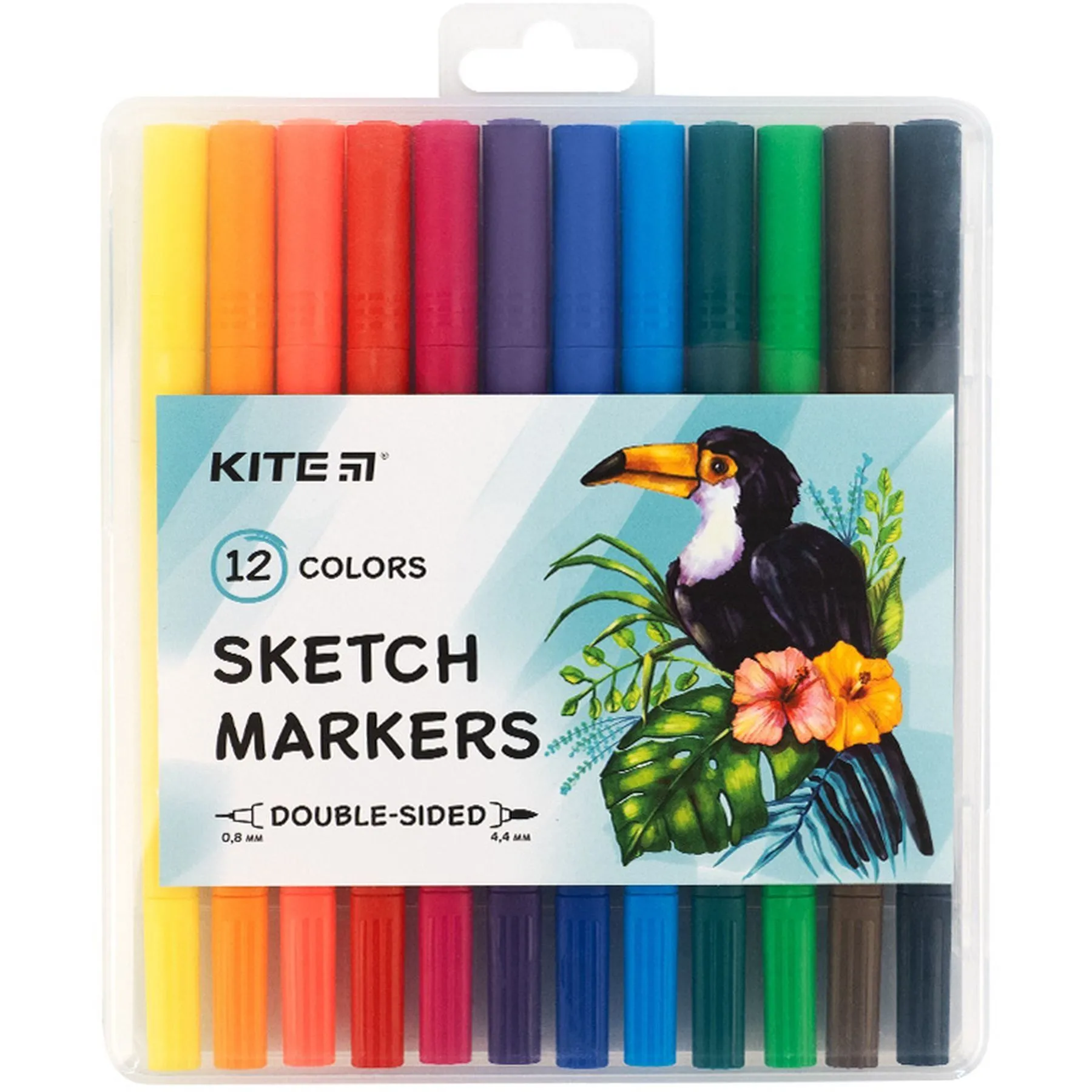 Скетч маркери, набiр 12 шт.