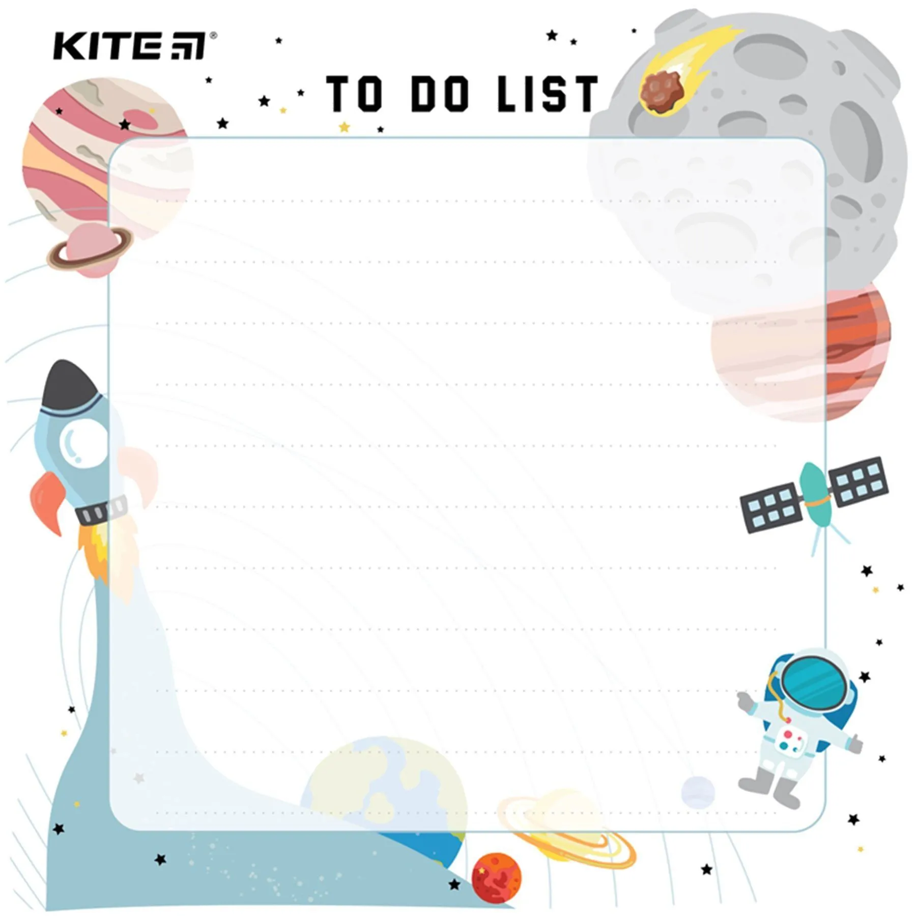 Планер настінний To do list, А5, Space