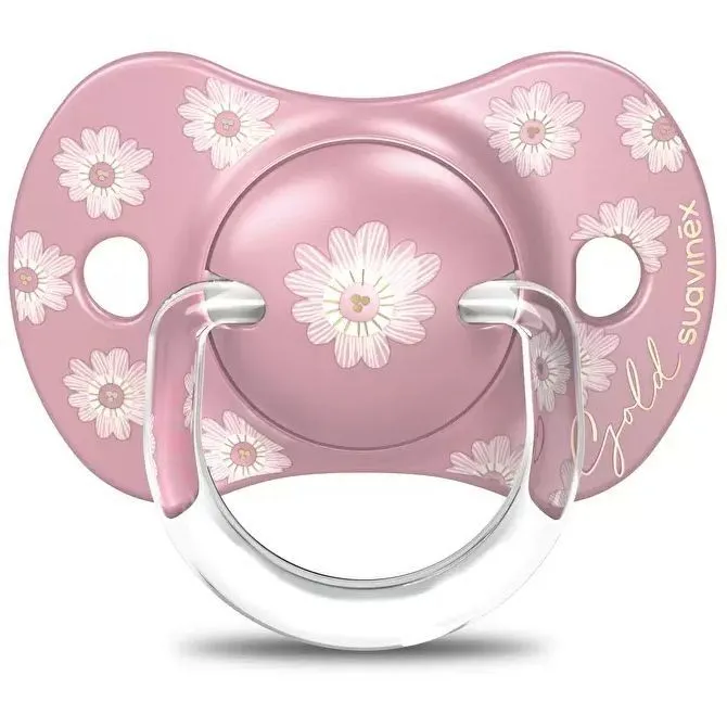 Пустушка фізіологічна, +18 місяців, &quot;Gold Edition&quot;/рожева