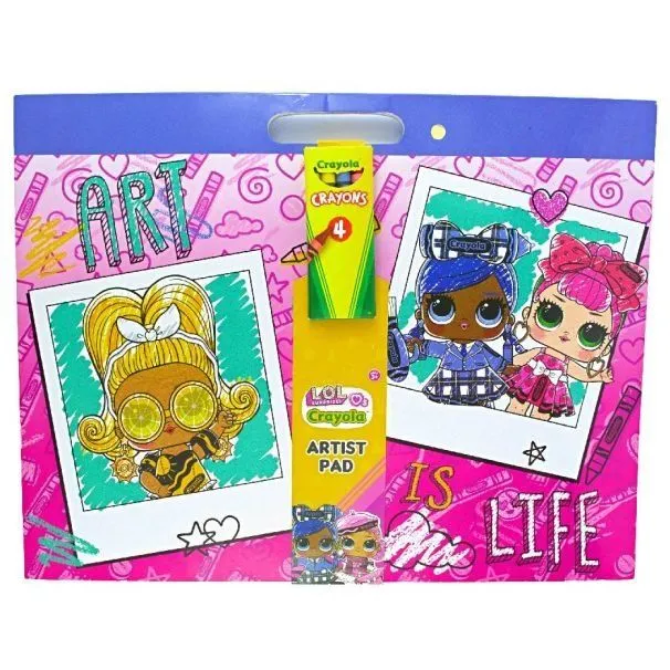 Crayola&amp;LOL Набір для творчості "Арт-блокнот"