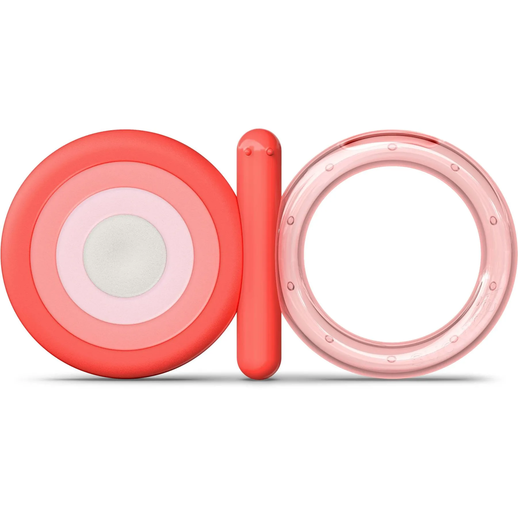 Прорізувач силіконовий з охолоджуючий STEP 2/рожевий