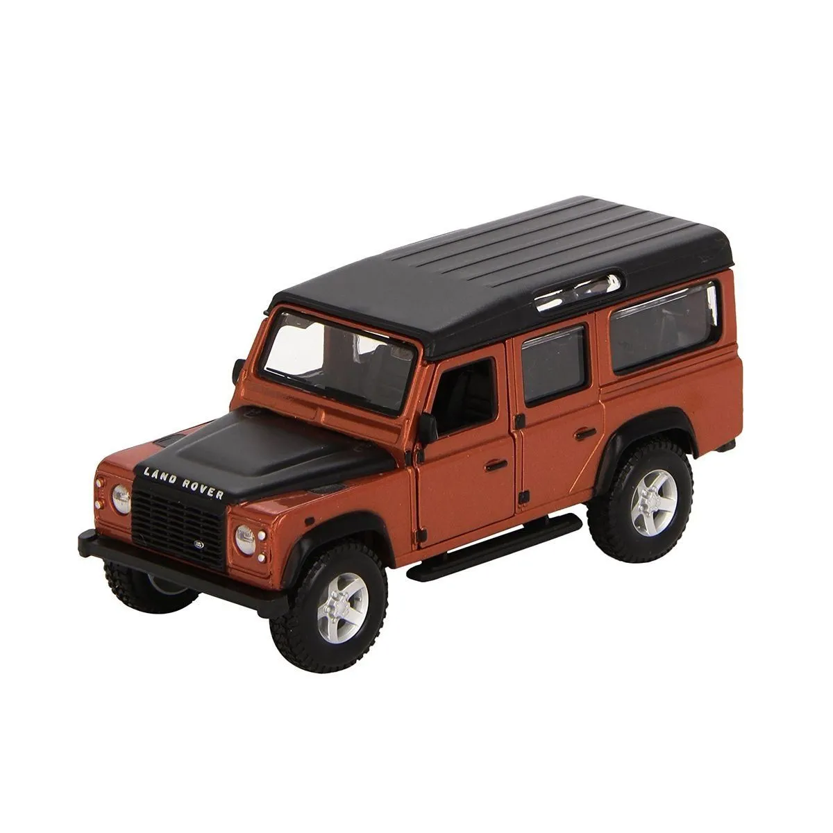 Автомодель - Land Rover Defender 110 (асорті білий, помаранчевий металік 1:32)