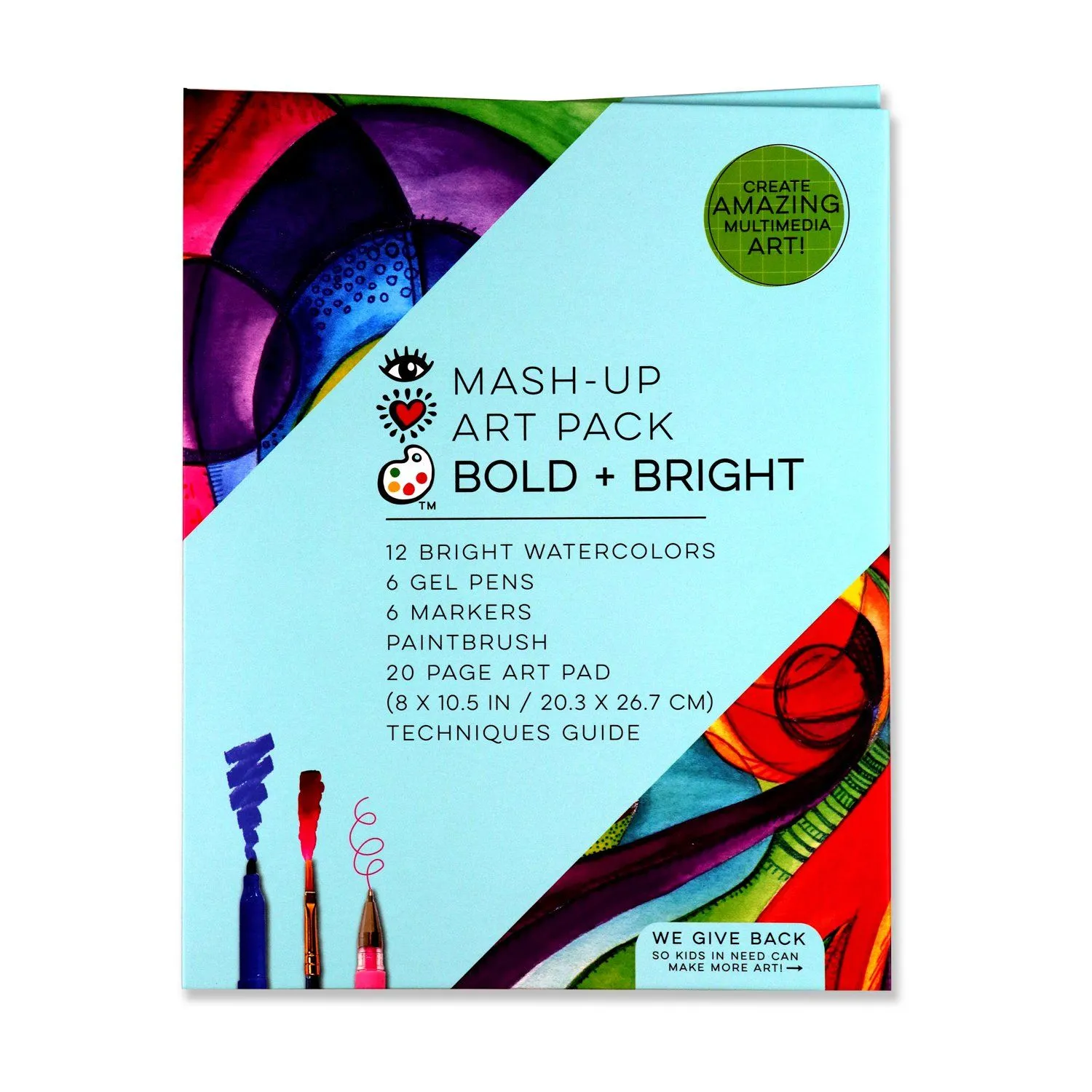 I Heart Art Великий набір для творчості "Акварель-колаж"