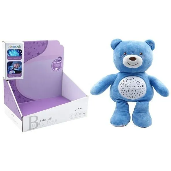 Іграшка музична м'яка Funmuch ВЕДМЕДИК з проектором