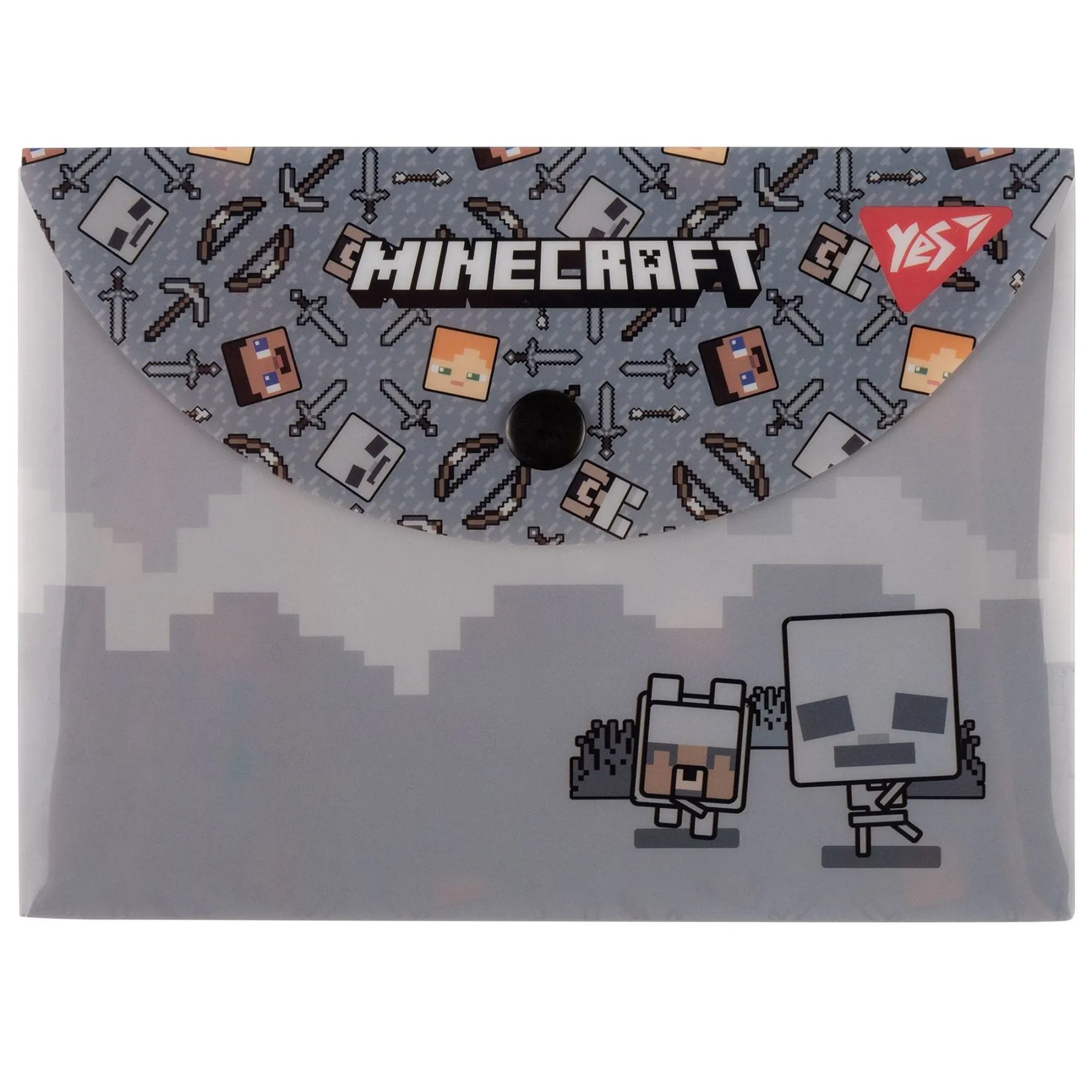 Папка-конверт Yes B7 на кнопці "Minecraft"