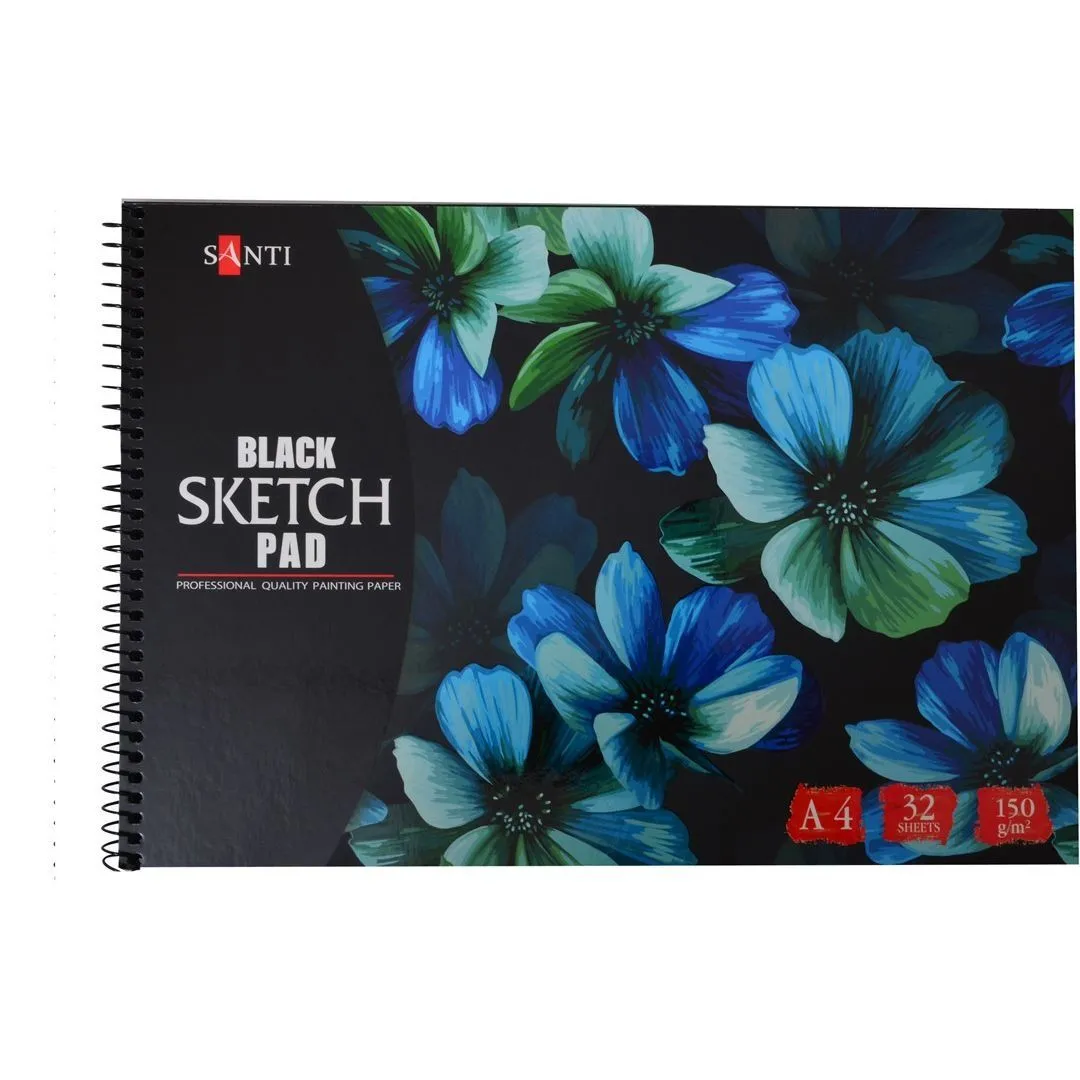 Альбом з чорним папером SANTI, А4, 32 арк., 150 г/м3