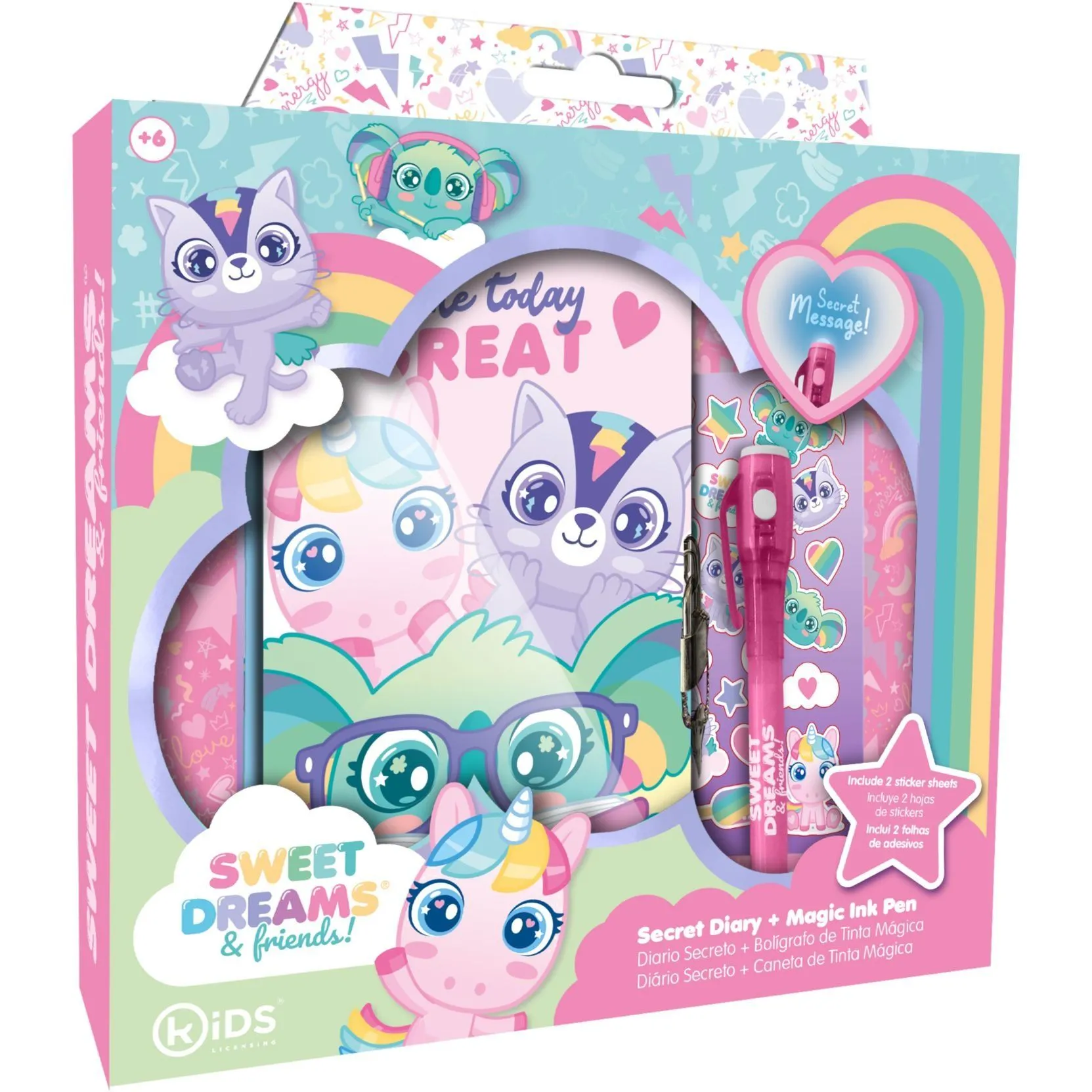 ЩОДЕННИК З ЧАРІВНОЮ РУЧКОЮ SWEET DREAMS