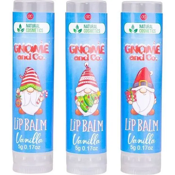 Бальзам д/губ GNOME &amp; CO. 5гр, в тубі, ручна робота, аромат: Ваніль