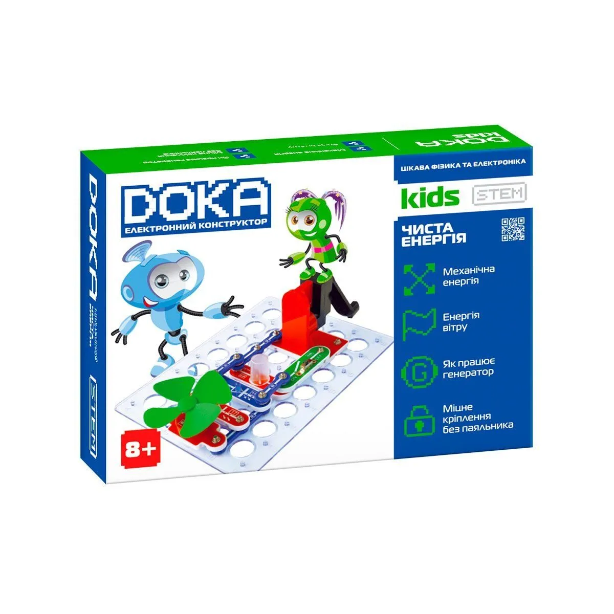 Конструктор електронний DOKA &quot;ЧИСТА ЕНЕРГІЯ&quot;