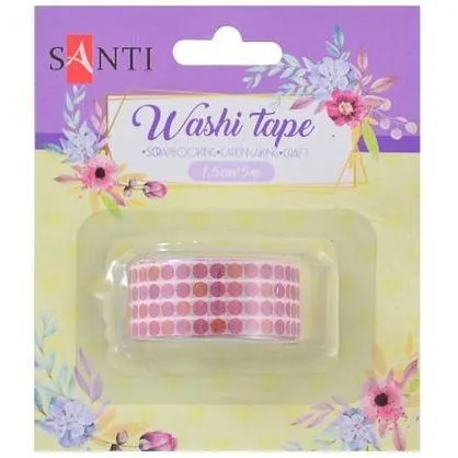 Стрічка паперова з клейким шаром "Sweet pills" 1.5см * 5м