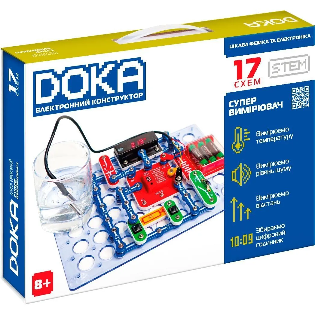 Конструктор електронний DOKA &quot;СУПЕРВИМІРЮВАЧ&quot;