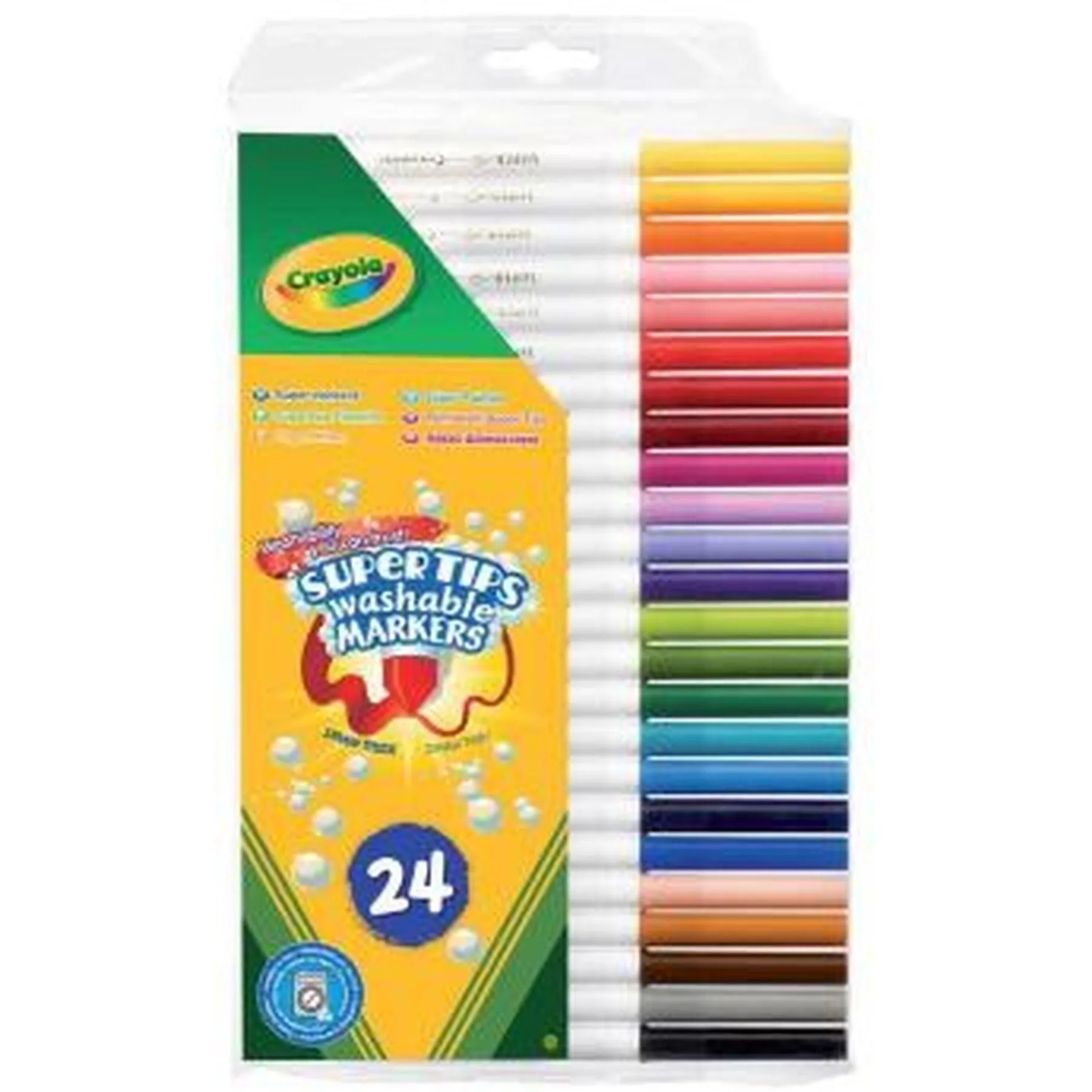 Набір фломастерів Supertips (washable), 24 шт