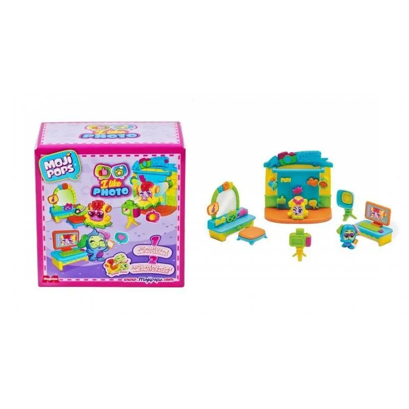 Ігровий набір MOJI POPS серії [Box I Likek  ФОТОСТУДІЯ (2 фігурки, аксесуари)