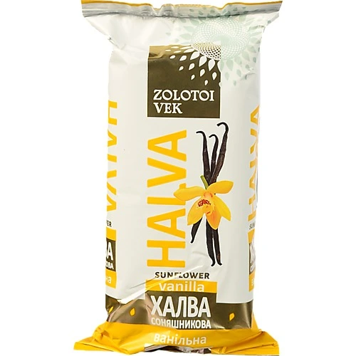Халва соняшникова ванільна Zolotoi Vek 270г