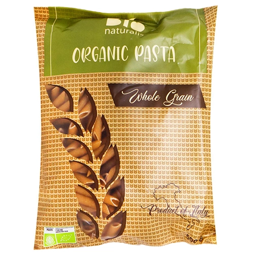Макарони цільнозернові пера 500г Bio Naturalis