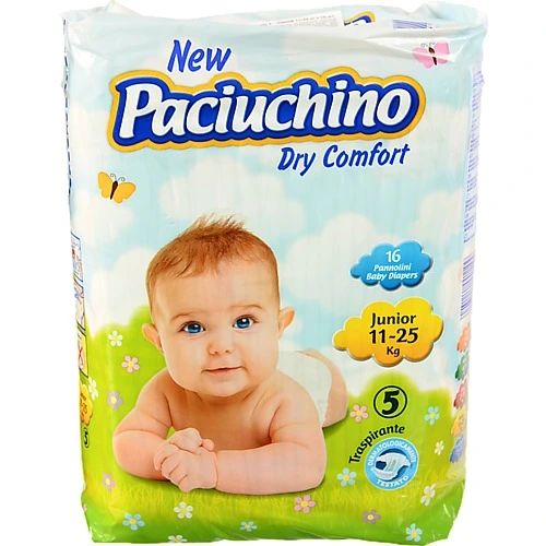 Підгузники Paciuchino Розмір 5 JUNIOR 11-25кг 16шт