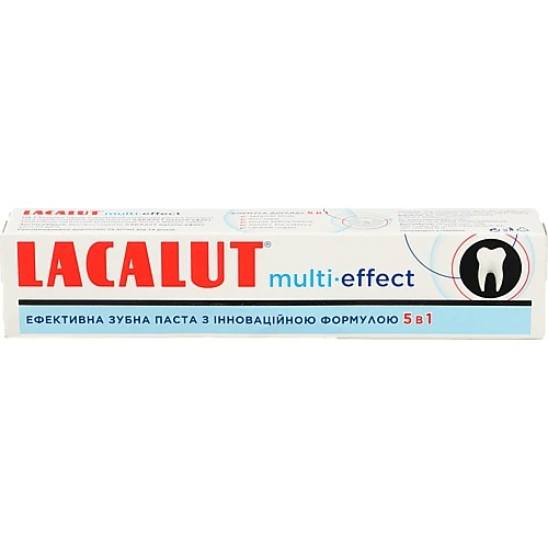 Паста зубна 5в1 Multi-effect Lacalut 75мл
