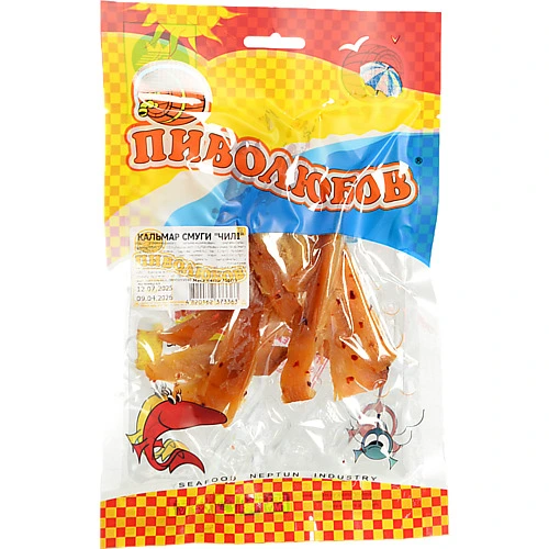 Кальмар  Піволюбов 75г cмуги чилi