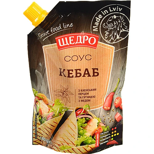 Соус Щедро 180г кебаб д.п