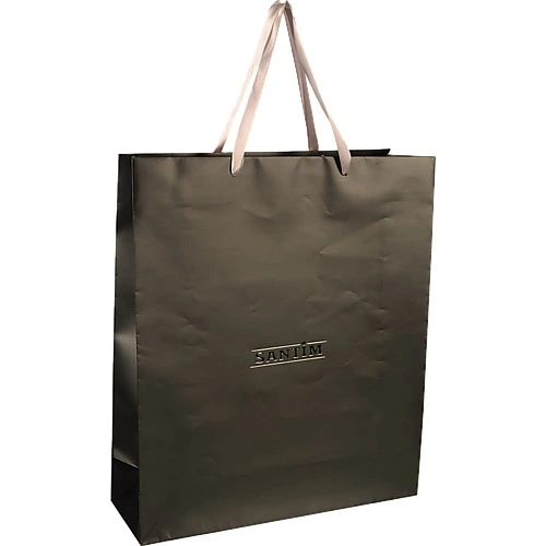 Пакет  Santim подарунковый 410х350х120 мм чорний