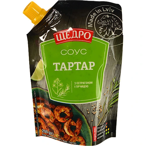 Соус Щедро 200г тартар д/п
