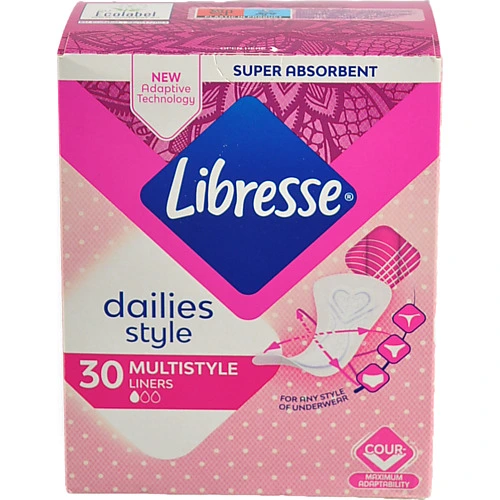 Прокладки Libresse Daily Fresh Plus Multistyle  30шт