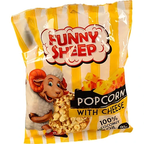 Попкорн з сиром Funny Sheep 90г