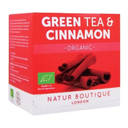 Чай Natur Boutigue 20п зелений з корицею